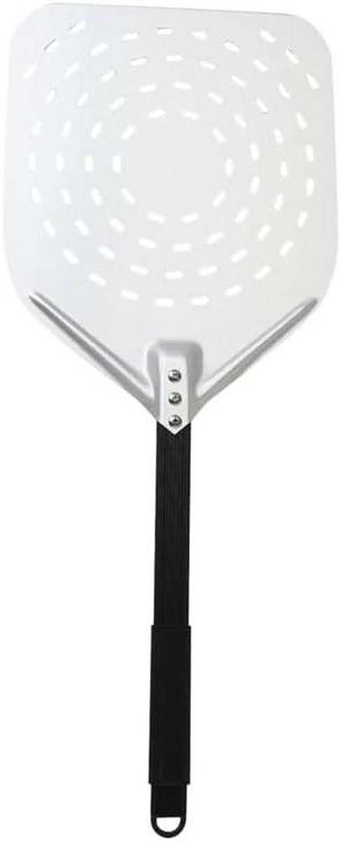 Pizzaschep Aluminium - Pizza schep - Pizza Bakken - Geperforeerd Ontwerp - 30 Cm - Zilver