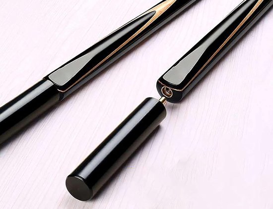Biljartkeu Essenhout - Poolkeu Snooker - Spel Uitoefenen - 3/4 Constructie - 57 Inch - Natuurlijk — afbeelding 4