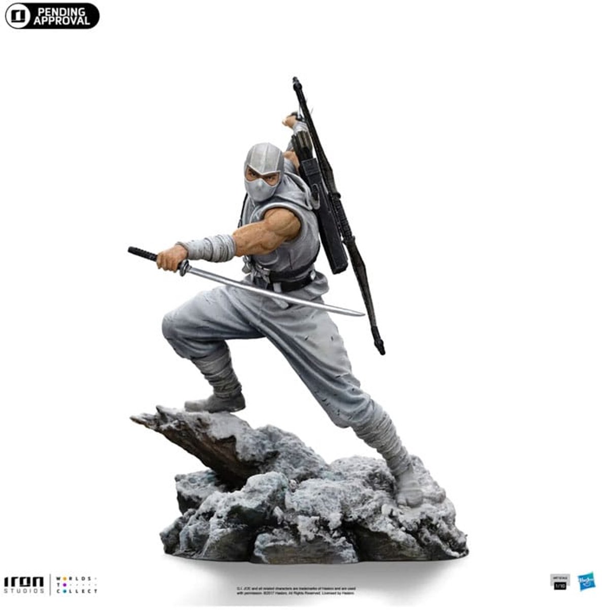 Iron Studios GI Joe Art Scale Statue 1/10 Storm Shadow 23 cm Beeld