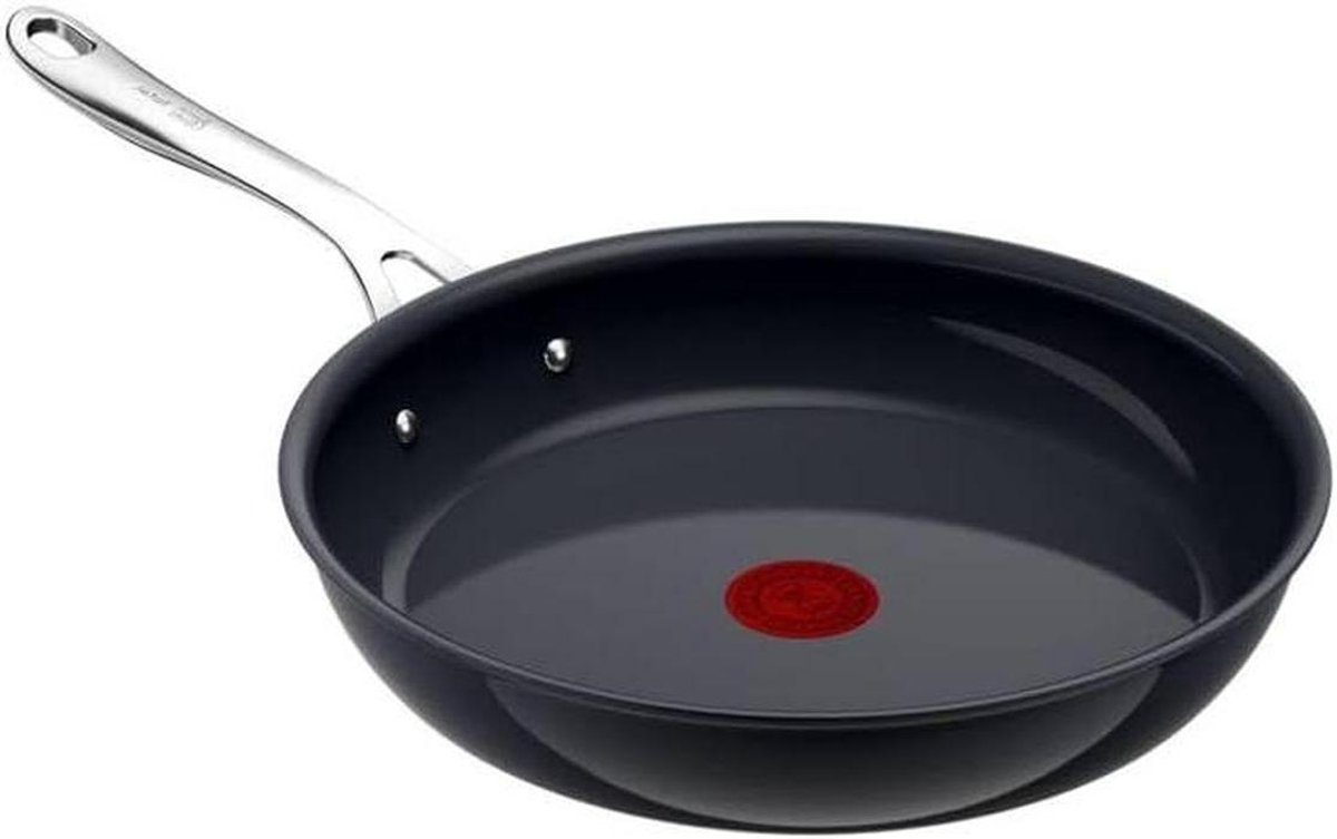 Koekenpan - Antiaanbakpan - Lekker Koken - Thermosignaal Indicator - 28 cm - Zwart