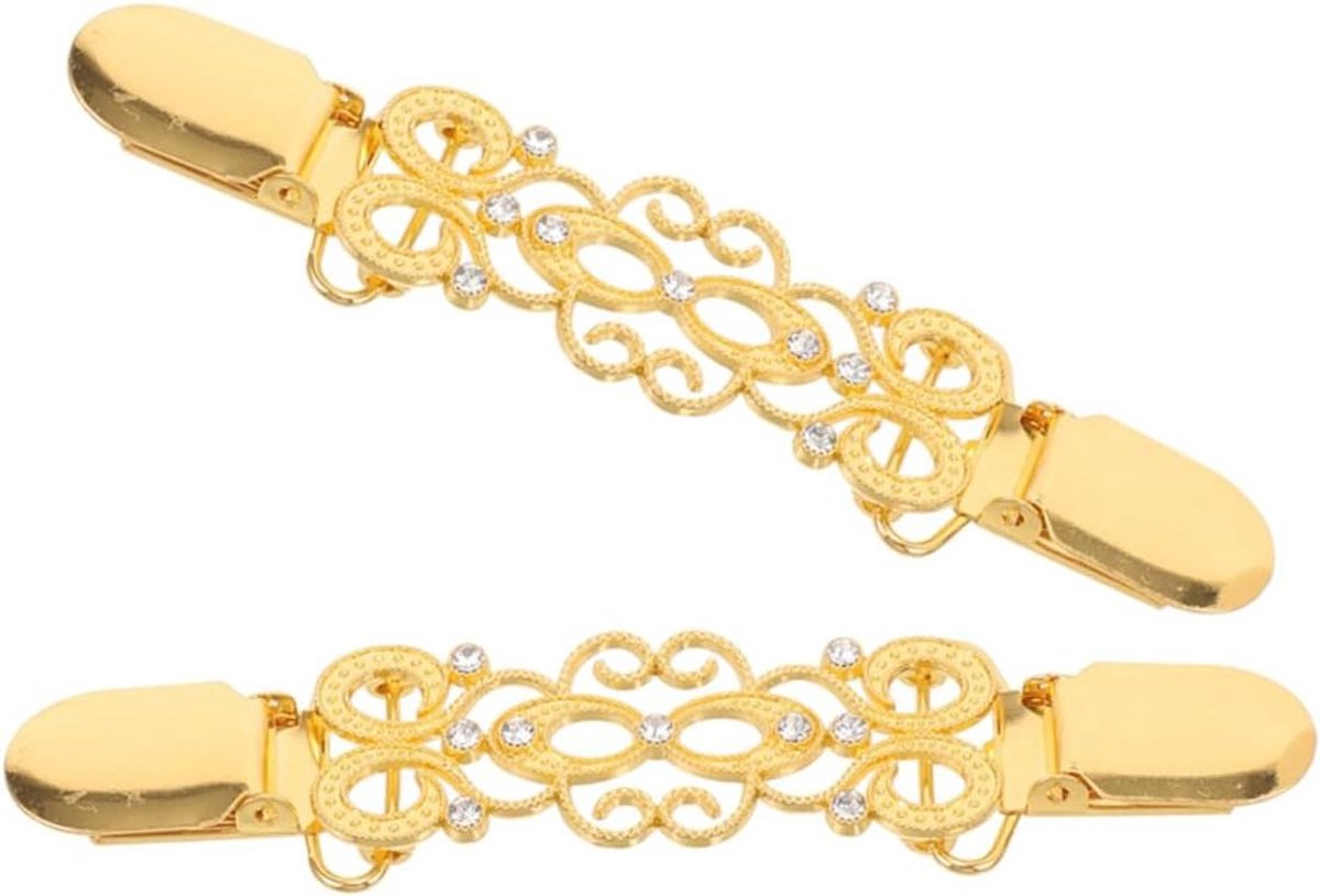Trui Clips - Kleding Accessoires - Kleding Verfraaien - Modieus Ontwerp - 13 cm - Goudkleurig