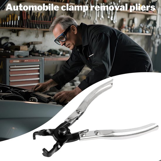 Slangklem Tang - Klem Verwijder Tang - Voertuig Reparatie - Roestwerende Behandeling - 18 cm - Niet gespecificeerd — afbeelding 2