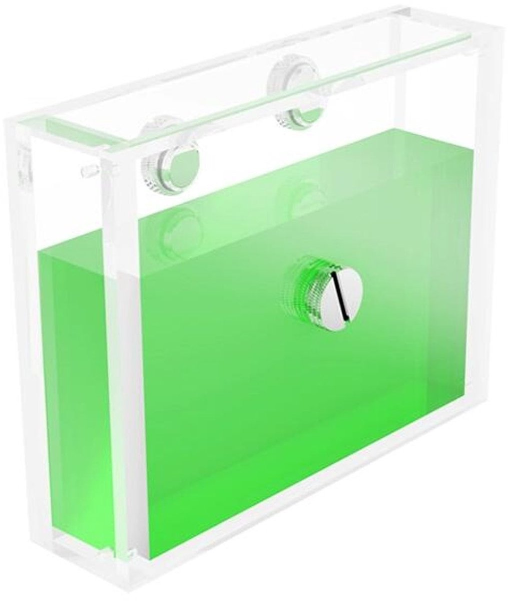 ONF3 - PC Waterkoeling Reservoir - Acryl Watertank 430 Ml - Eenvoudige installatie - Geschikt voor vloeistofkoeling - 152x119x40mm