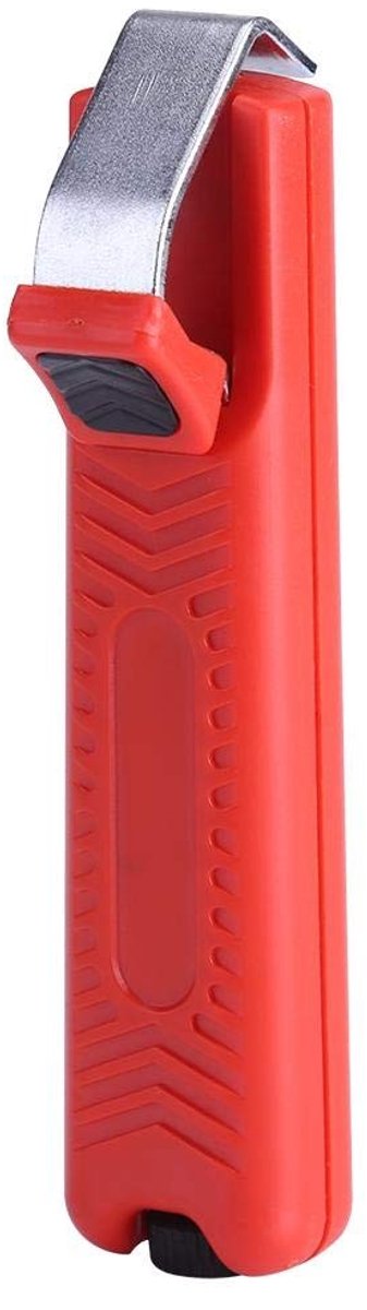 aladdien - Cable Stripper - Mini Mestripper - Ergonomisch ontwerp - Rood - Crimping Tool - Voor PVC en Rubber Kabels - 8-28mm
