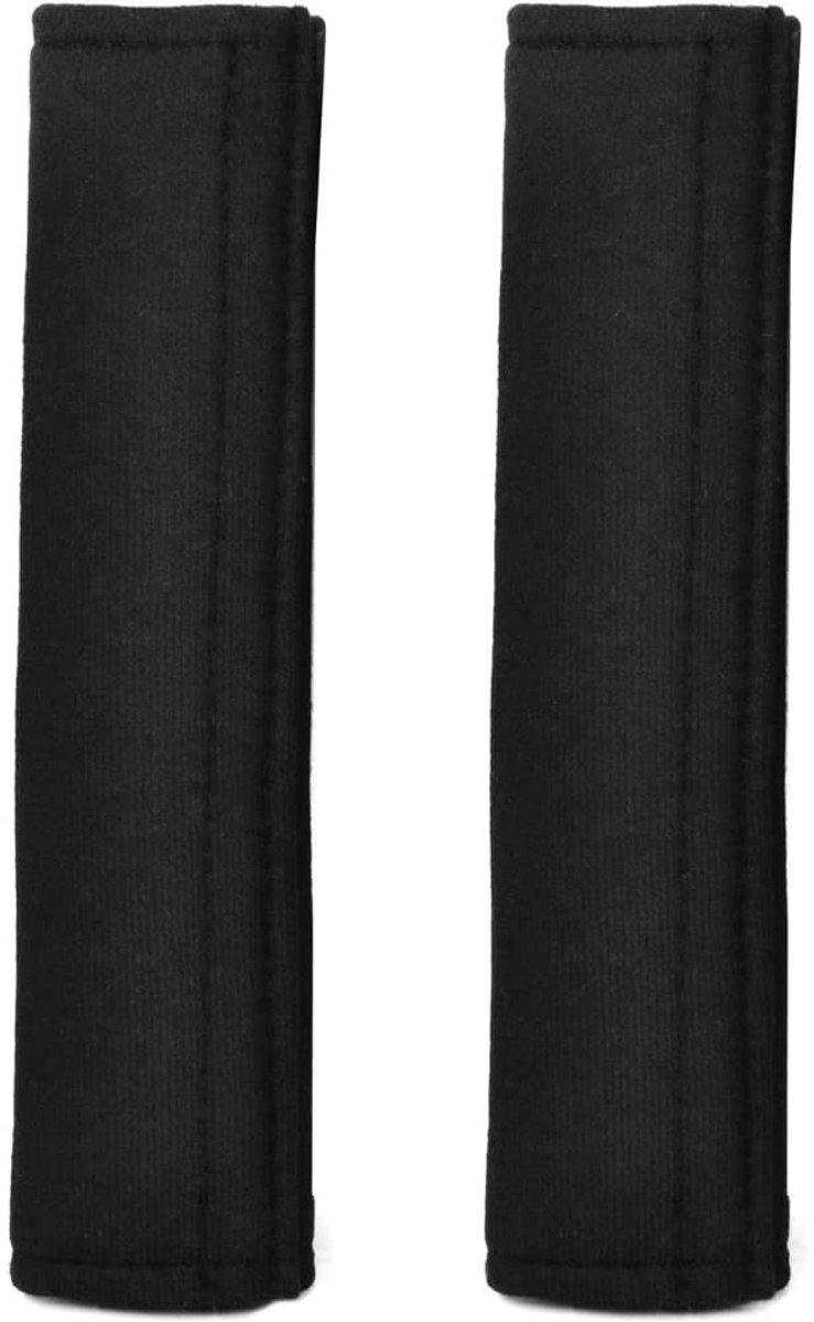 TRIXES Zwart Veiligheidsgordel Kussen - Comfortabele Gordelpads voor Auto en Vliegtuig