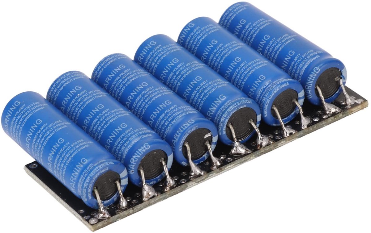 aladdien - Super Condensator Module - 16V 1F 2F - Efficiënt energiebeheer - DIY 10F Condensatorbord - Vervangingsoptie voor diverse toepassingen...