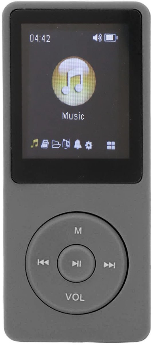 ONF3 - MP4 Speler - Draagbare Muziekspeler - Ingebouwde HD-luidspreker - Mini-ontwerp - Ondersteuning tot 32 GB - Ideaal voor Sport - Compacte M...