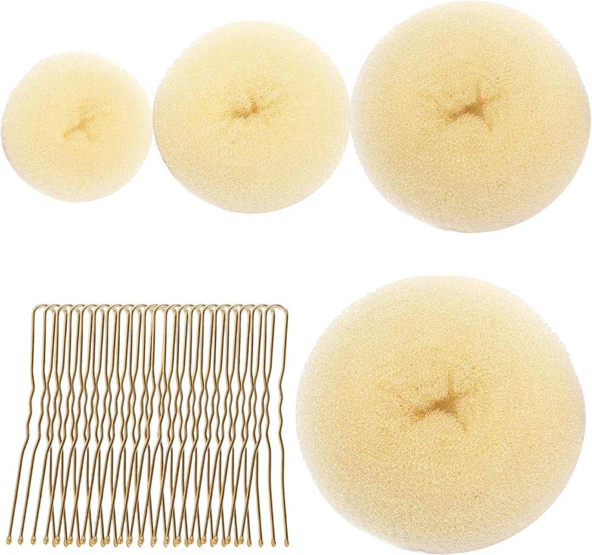 Haar Knotten Maken Set Inclusief Donut Kussen - Voor Perfecte Haarstijlen