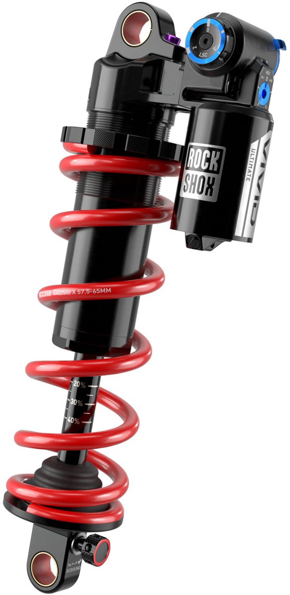 Rockshox Vivid Coil Ultimate Rc2t D1 Trek Fuel Ex Schokdemper Zilver 55 mm / 185 mm