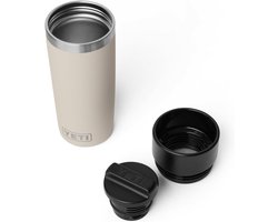YETI Rambler 16 oz / 473 ml Travel Bottle (Cape Taupe) – RVS Thermosfles met Vacuumisolatie & Lekvrije Commuter Dop – Herbruikbare Drinkfles voor Koffie, Thee & Onderweg
