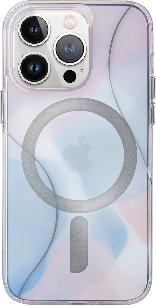 UNIQ Coehl Palette Back Cover met MagSafe voor Apple iPhone 15 Pro - Blauw