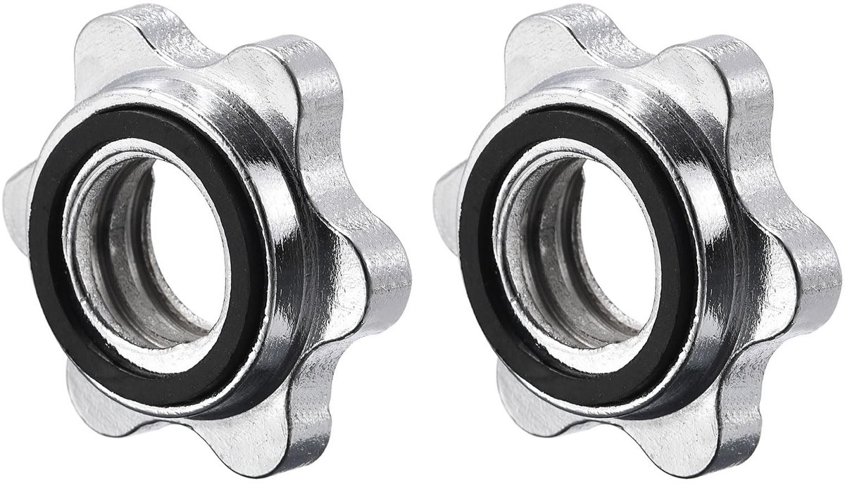 ONF3 - Hexagon handlebar nut - M25 non-slip block collar screw - 6 sets - voor barbell bar - ideaal voor thuis en sportschool - robuust en stabiel