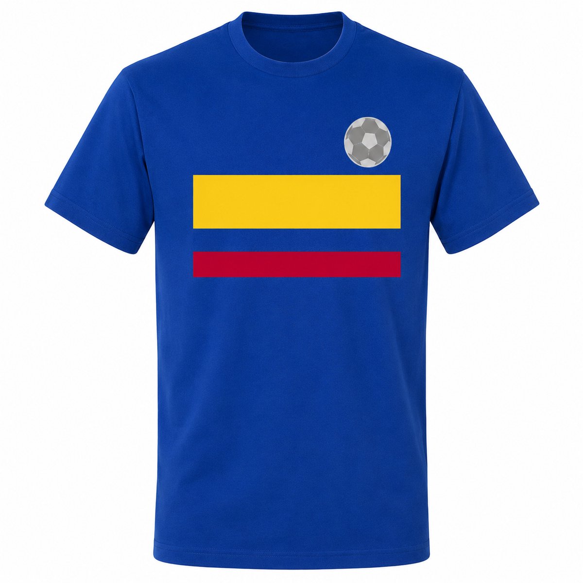 Colombia WK 2026 T-Shirt Blauw Voetbal Fanshirt