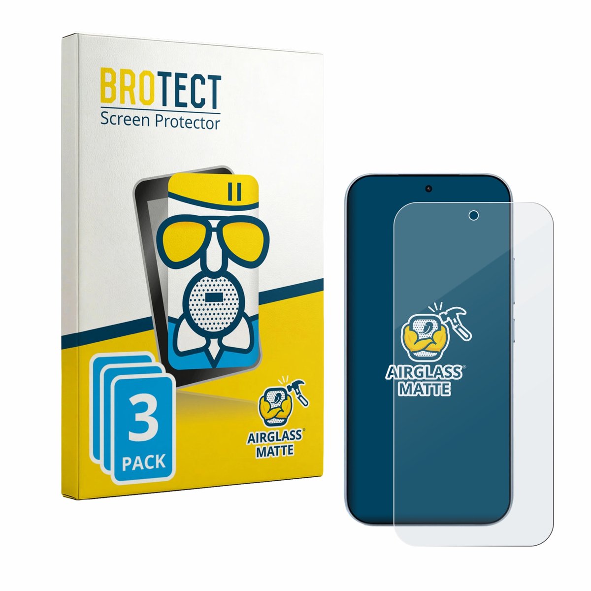 BROTECT - Screenprotector voor Xiaomi 17T - Folie Beschermfolie Beschermglas matte 3 Stuks