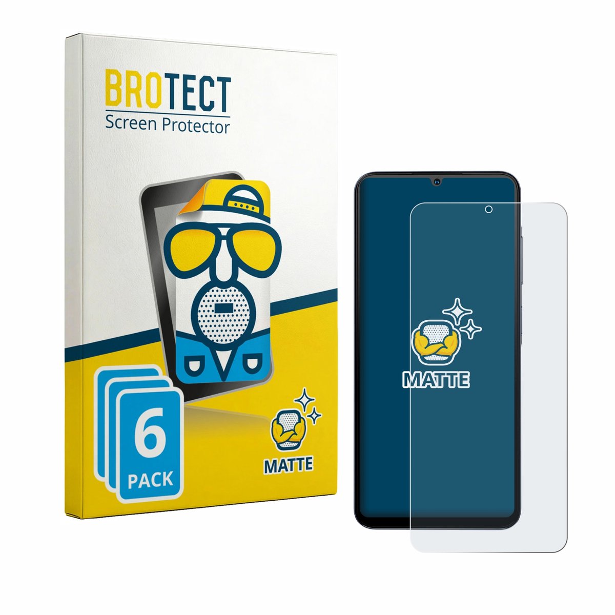 BROTECT - Screenprotector voor Hotwav A56 - Folie Beschermfolie matte 6 Stuks