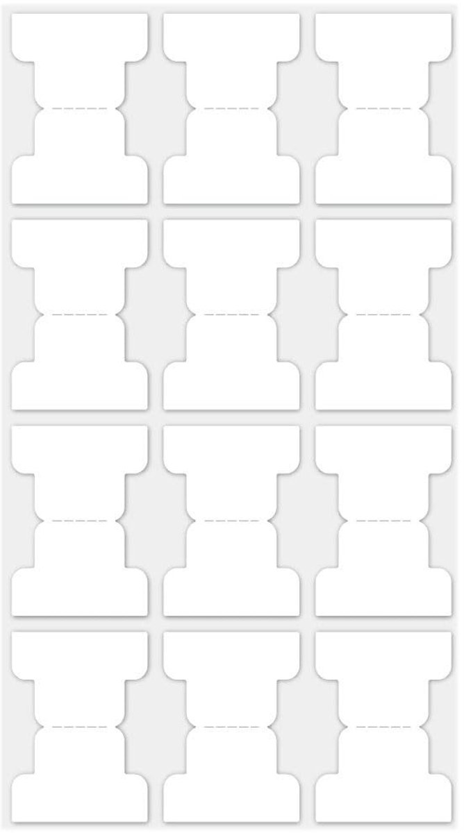 aladdien - Zelfklevende indextabs - Pagina markeren - Verbeterde lijm - Wit - Notitieboek tabbladen - Perfect voor planners en bijbels