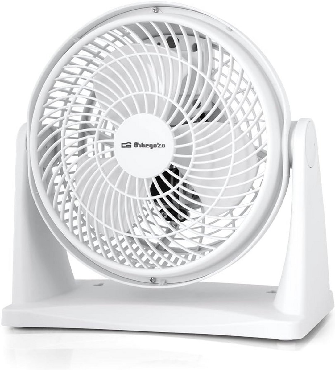 2-in-1 Tafel- en Wandventilator met 2 Snelheden en Draaibare Kop
