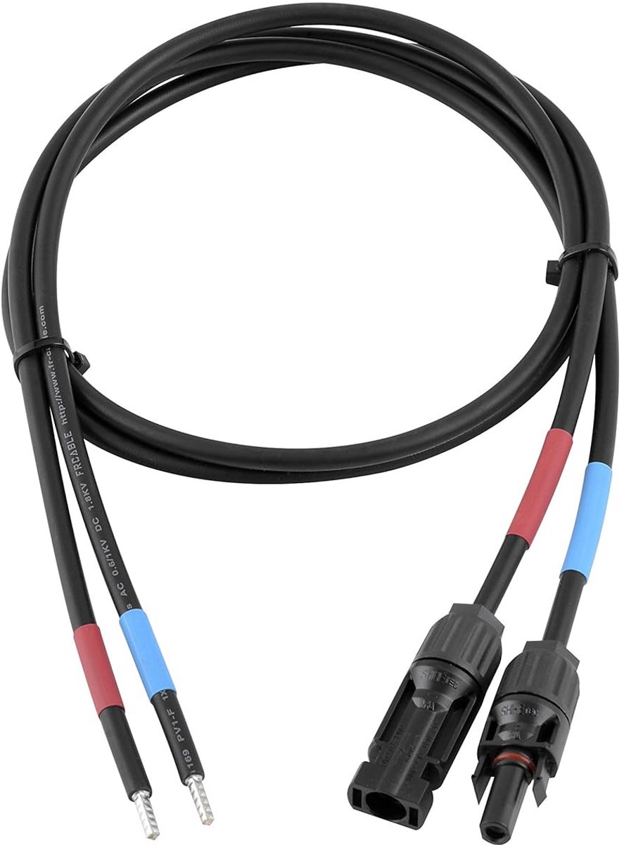 Professionele 6mm Zonnekabel voor Zonnemodule naar Laadregelaar
