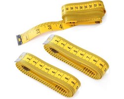 AKOAK 3 Count 300cm/120 Inch Dubbel-Schaal Zachte Tape Meten Gewichtsverlies Medische Lichaamsmeting Naaien Kleermaker Doek Heerser Naaister Flexibele Heerser Zware Stuy Meetlint