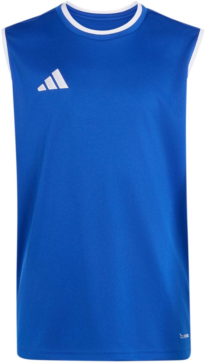 adidas T-shirt Entrada 26 Sleeveless Jersey 116cm Blauw