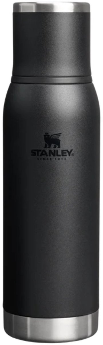 Stanley Adventure To-Go Bottle - Thermosfles - 0,75 Liter - 20 Uur Warm - Lekvrij - Black 2.0