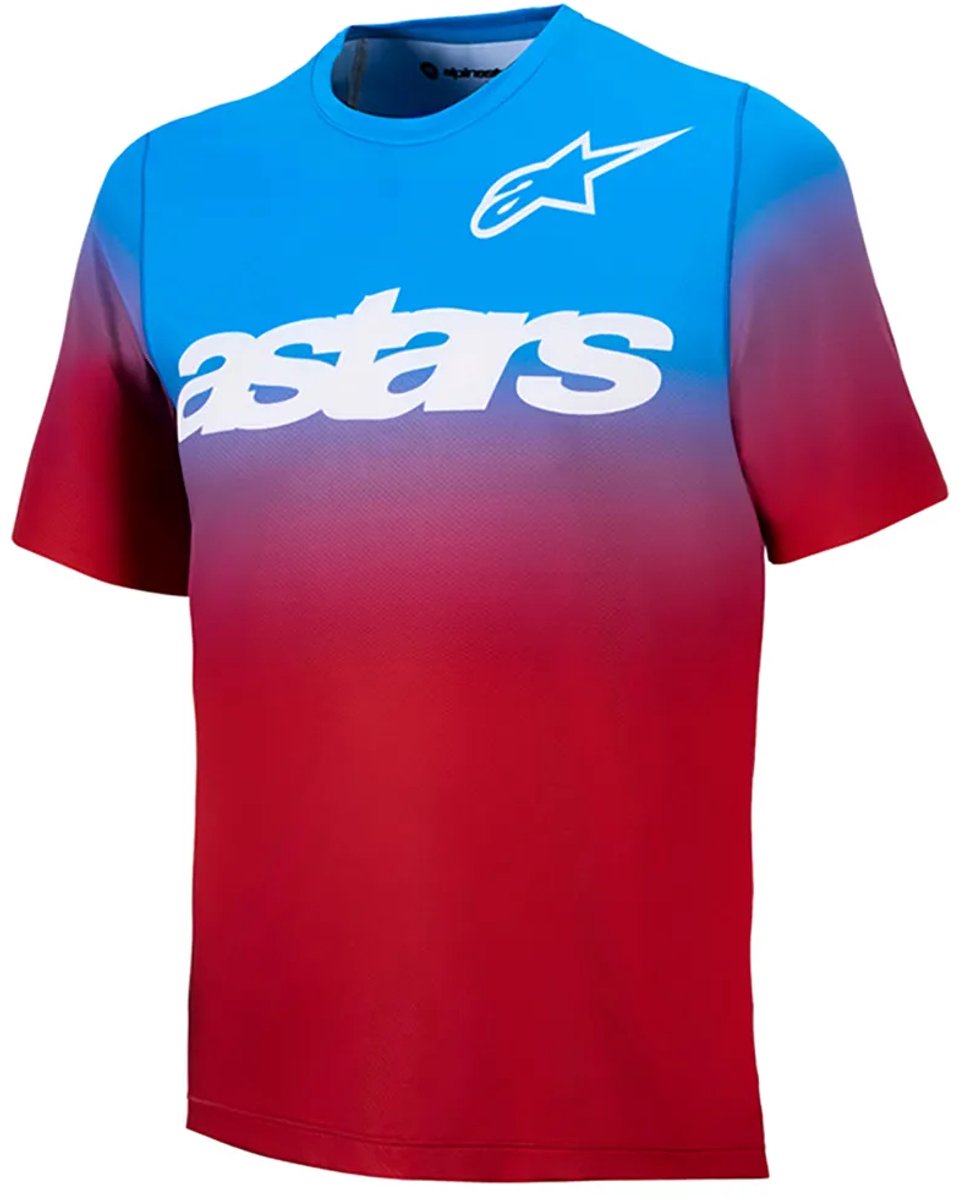 Alpinestars Bicycle A-dura Astars 2.0 Korte Mouw Enduro Trui Rood,Blauw L Man