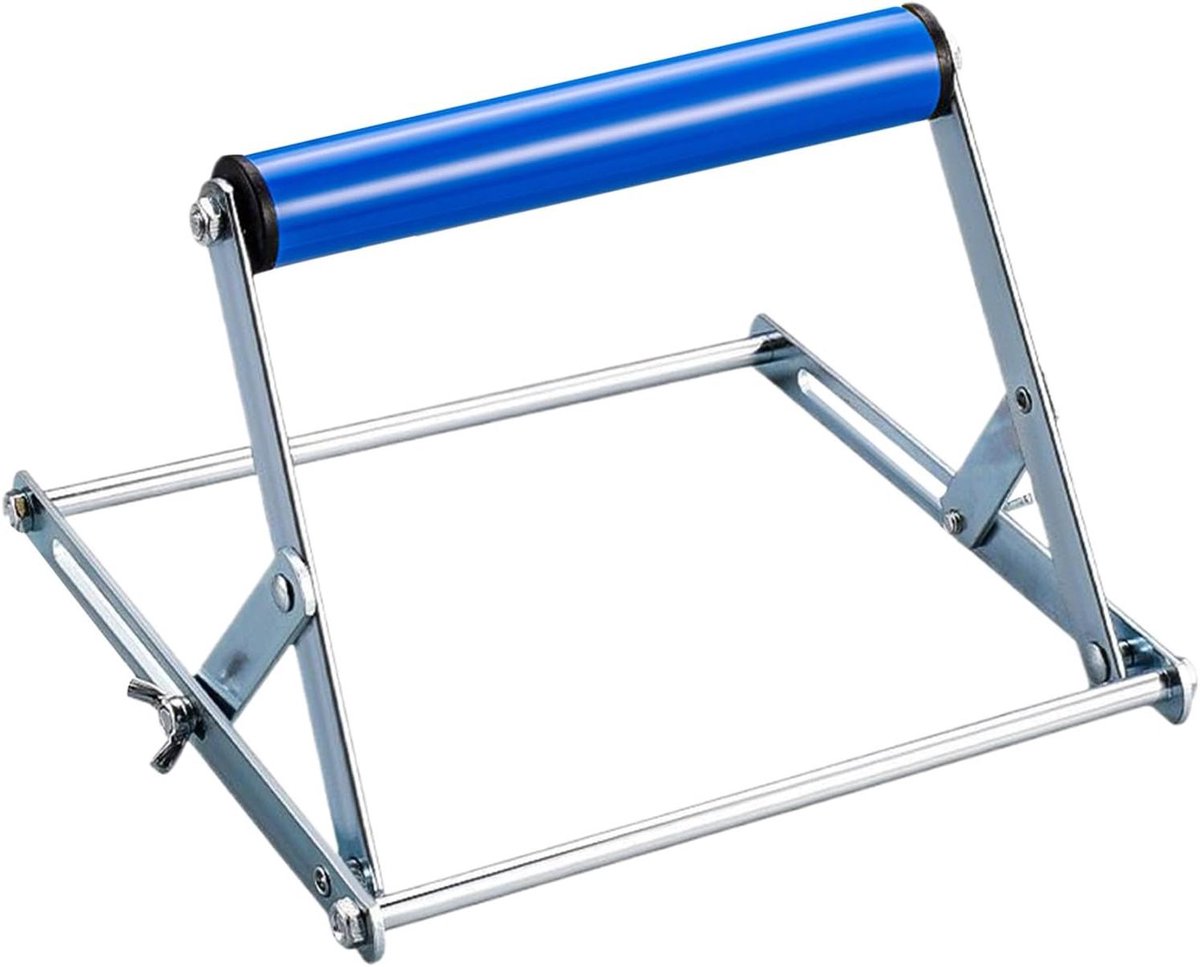 Snijmachine Steunframe Rolstandaard Werkstuk Efficiënt Snijden In hoogte verstelbaar 203 x 200 mm Blauw