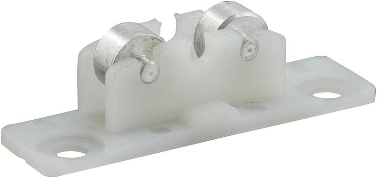 Schuifraam Rol - Venster Onderdeel - Raam Onderhoud - Aluminium Wiel - 2 Stuks - Wit