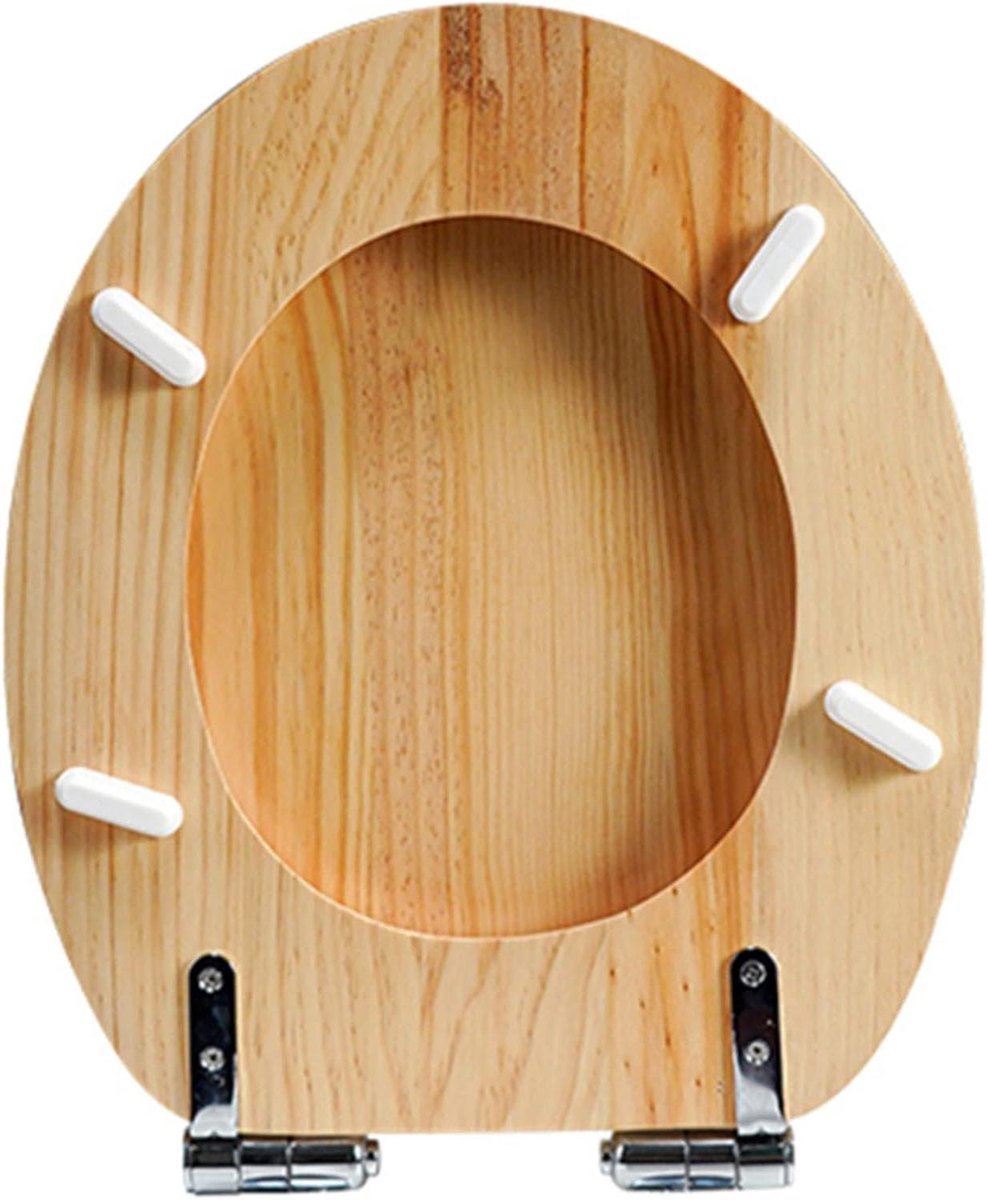 Toiletzitting - Zachte Deksel - Comfortabel Zitten - Soft Close Mechanisme - Universeel - Wit