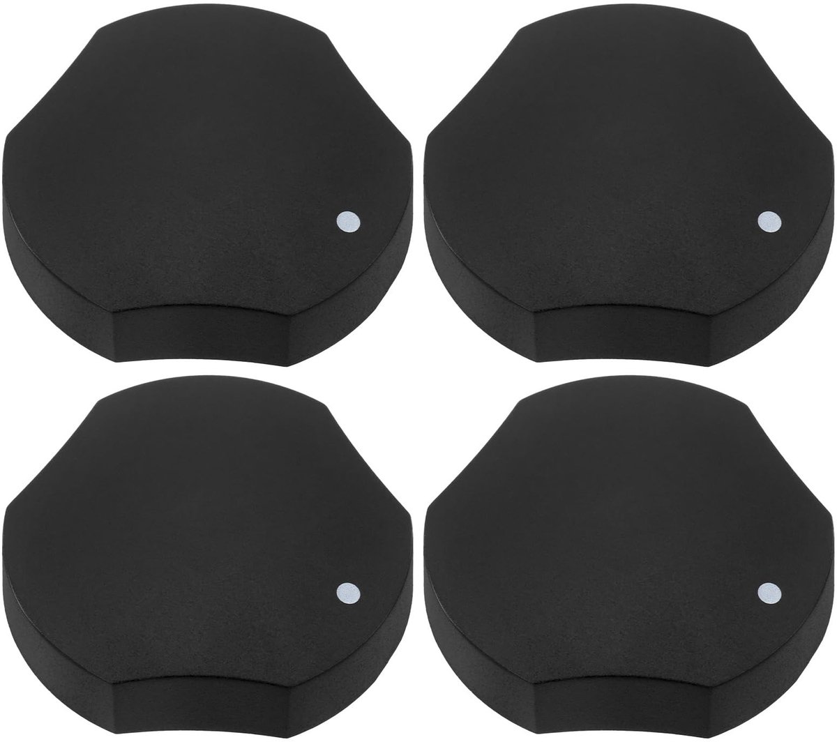 SPHProducts - Vervangende Knoppen - 4 Stuks - Geschikt voor verschillende apparaten - 74009592 - Kwaliteitsonderdelen - Duurzaam - Voor Whirlpool en Ad...