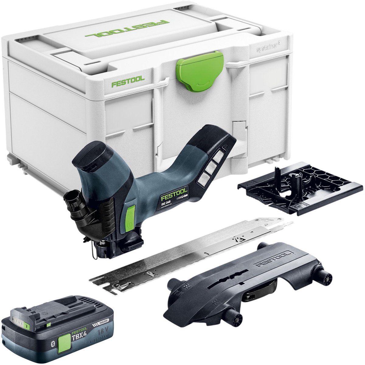 Festool ISC 240 EB-Basic accu-isolatiezaag 18 V 240 mm + 1x accu 4,0 Ah + Systainer - zonder oplader