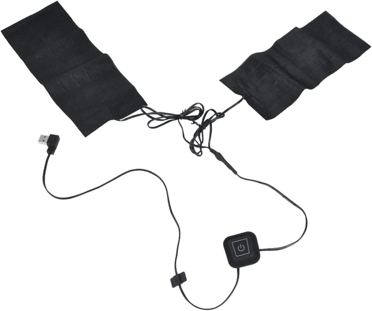 Verwarmingskussen - Verwarmingskleding - Winterse Warmte - USB Verwarming - 14x10 cm - Zwart