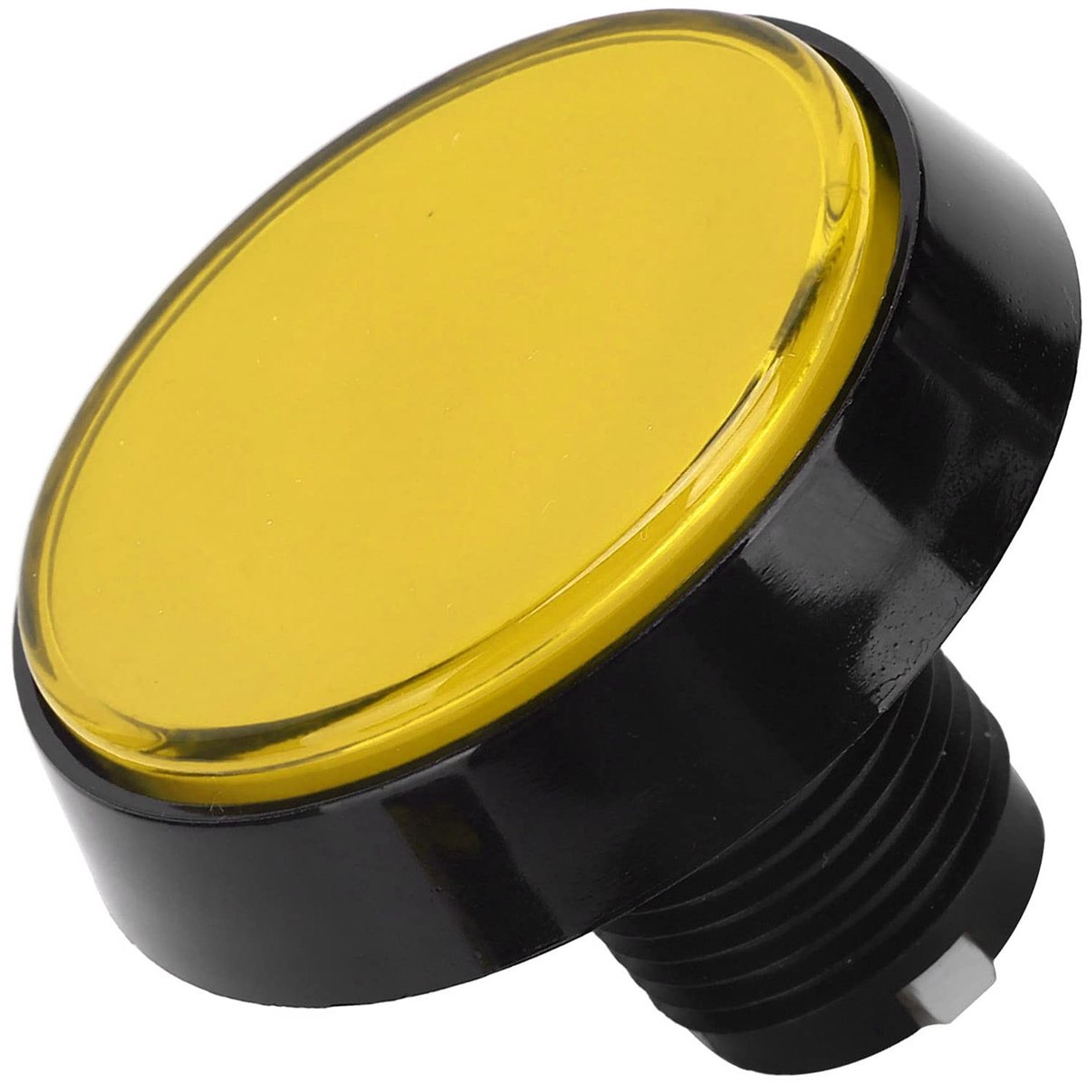 aladdien - Grote Ronde Drukknop - LED Licht - Voor Spelconsole - 60mm - Kraanmachine - Kwalitatieve Drukknop - Geschikt voor Spellen - Ronde Vorm