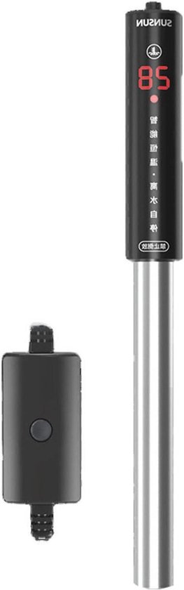 Aquarium Verwarmingselement - Aquarium Heater - Constante Temperatuur - Frequentie Omzetting - 500 W - Zilver