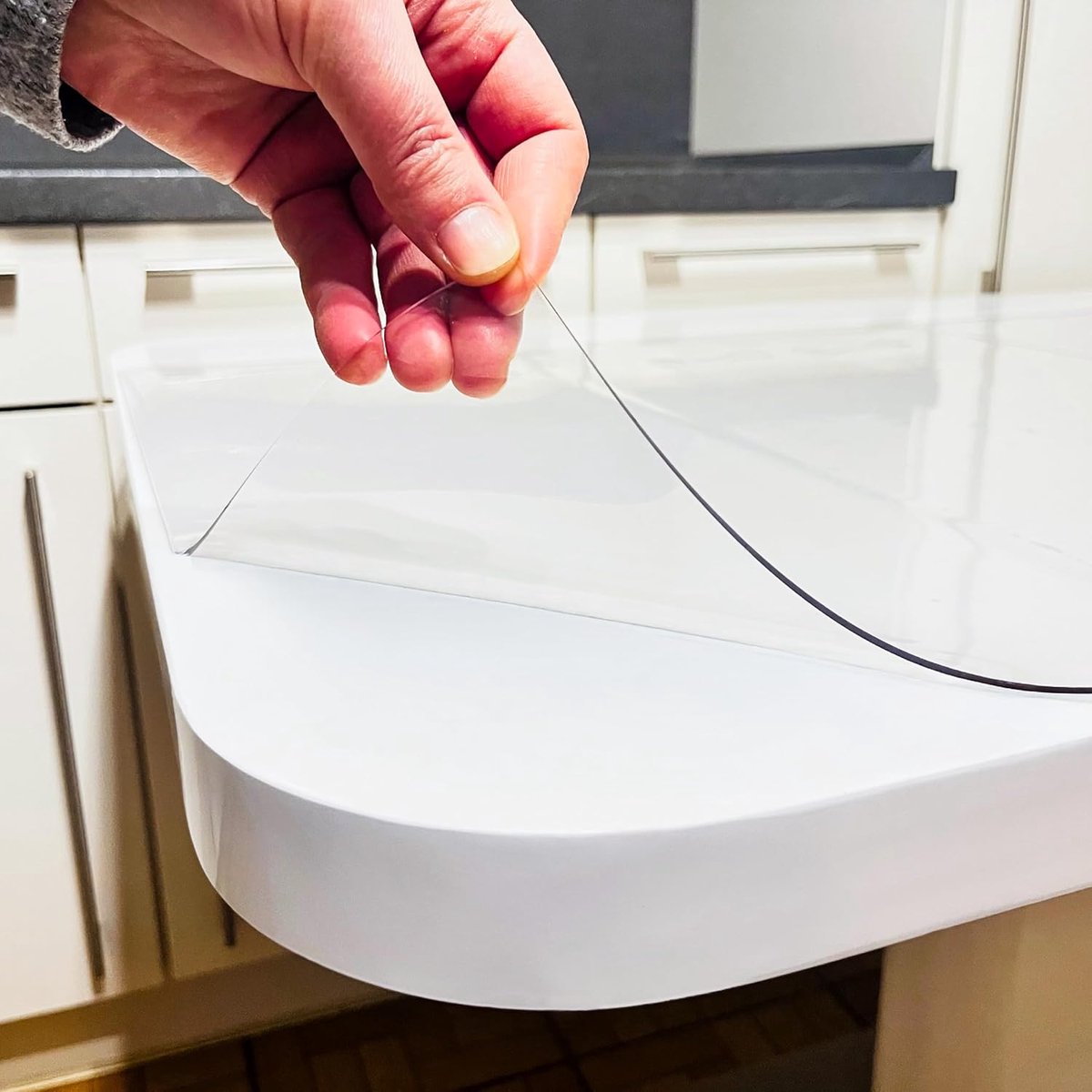 Transparante Tafelmat op Maat: Krasbestendige en Afwasbare Tafelbeschermer 2mm