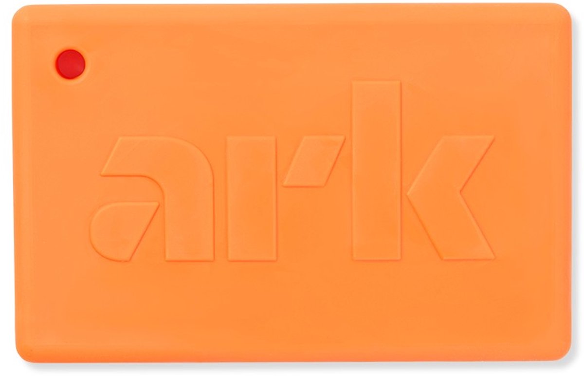 ARK Therapeutic kauwbaar speelgoed visitekaartje oranje XXT sensorisch.