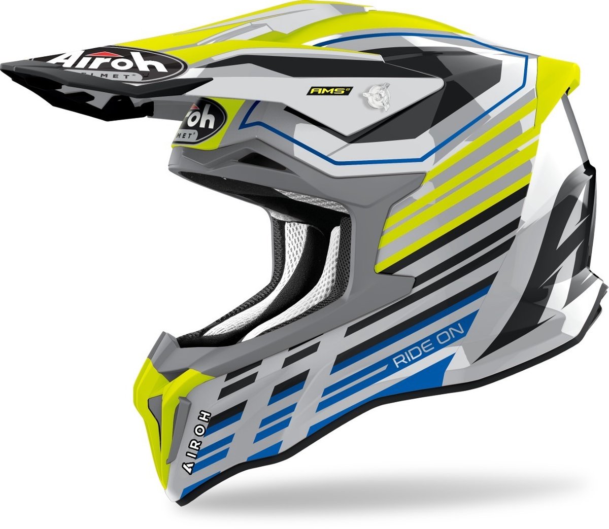 Airoh Strycker Shaded Carbon Motorcross Helm -