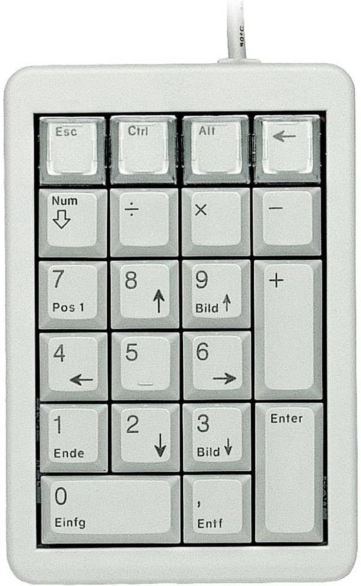 Programmeerbaar Compact Numeriek Keypad met Duitse Lay-out en USB Aansluiting