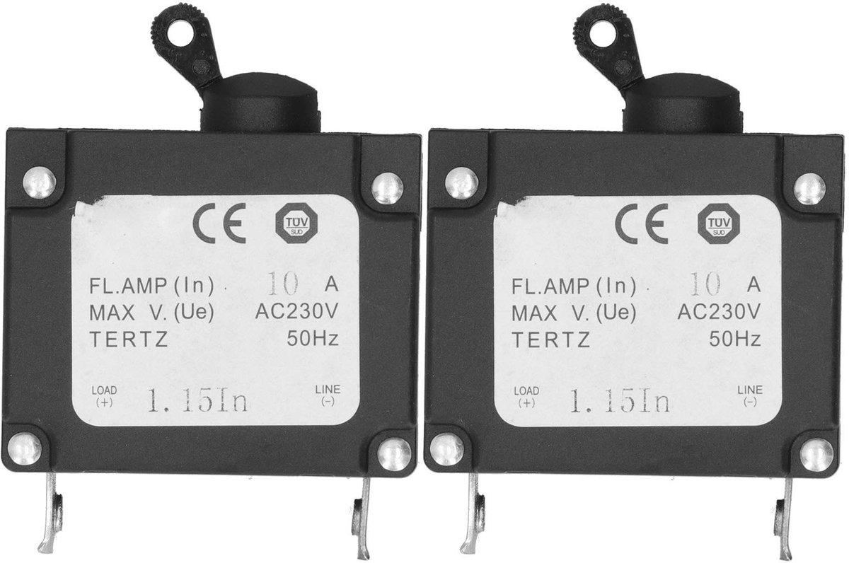 ONF3 - Lekkagebeschermer - Stroomonderbreker - Betrouwbare veiligheid - 2 - Geschikt voor generator - Kunststof - 10A AC230V
