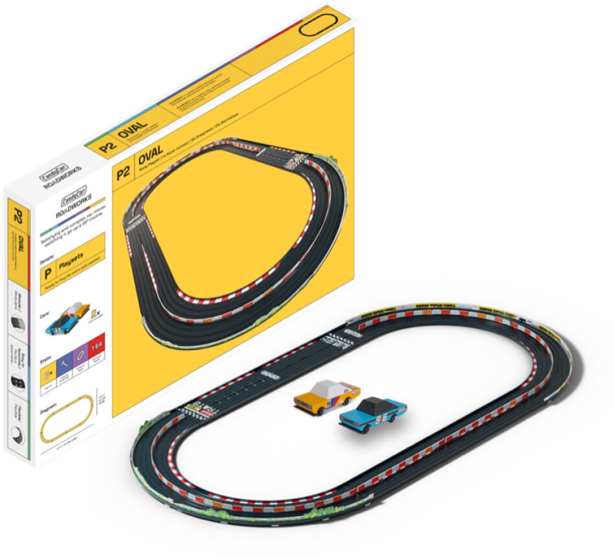 Candylab speelgoed racebaan Candycar Road System Speedway Track.