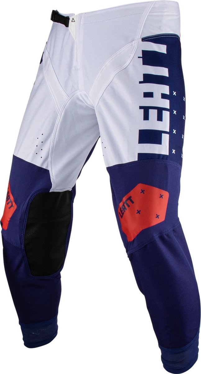 Leatt Moto 4.5 Lite Blauw Wit Rood Crossbroek