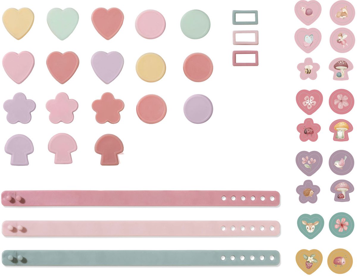 Little Dutch zelf schuif armbandjes maken Fairy Garden- knutselset cadeautip speelgoed — afbeelding 3