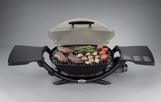 Houtskoolbarbecue XXL Grillwagen met Deksel – Oud – 153x73x137 cm – HomeByNicole — afbeelding 5
