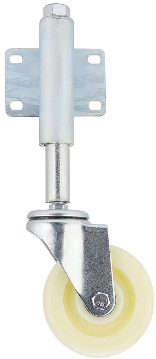 Store_8 - Tower Wheel - Nylon Doelwiel - 4 Inch - 200 kg Laadcapaciteit - Schokabsorberend - Voor Industrie en Huishoudelijk Gebruik