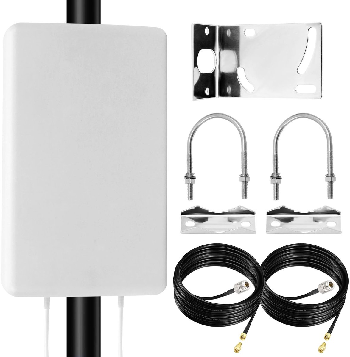 Dailygoody - 5G Antenne Buiten - Signaalversterker - Directioneel - 4G Antenne - Geschikt voor Routers - Inclusief Montageset