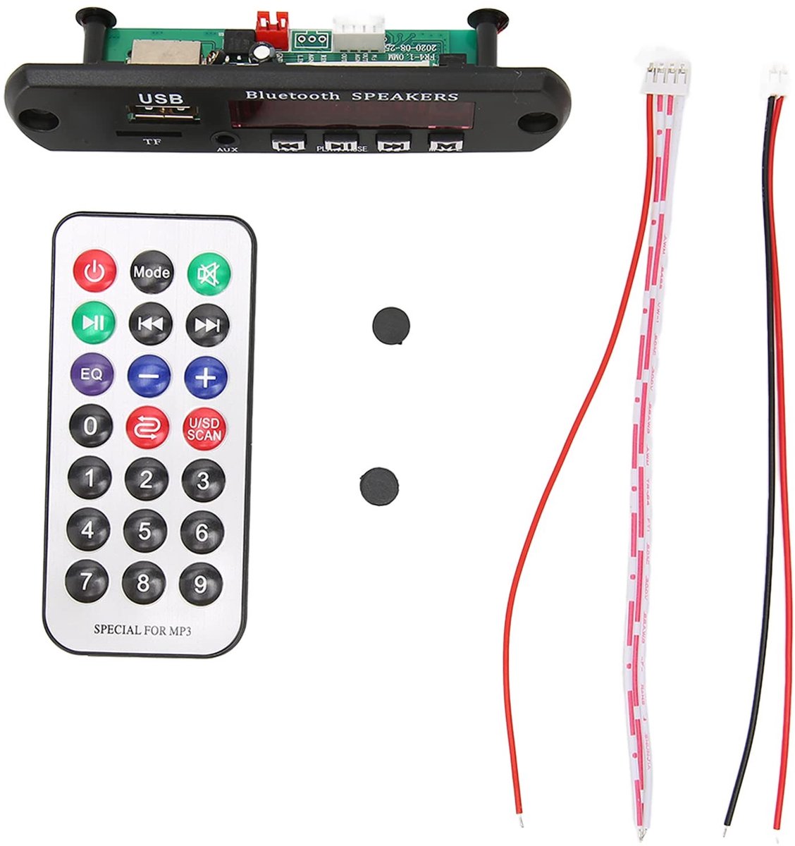 Bluetooth MP3 Decoderkaart met Geheugenfunctie, FM Radio en Handsfree Bellen