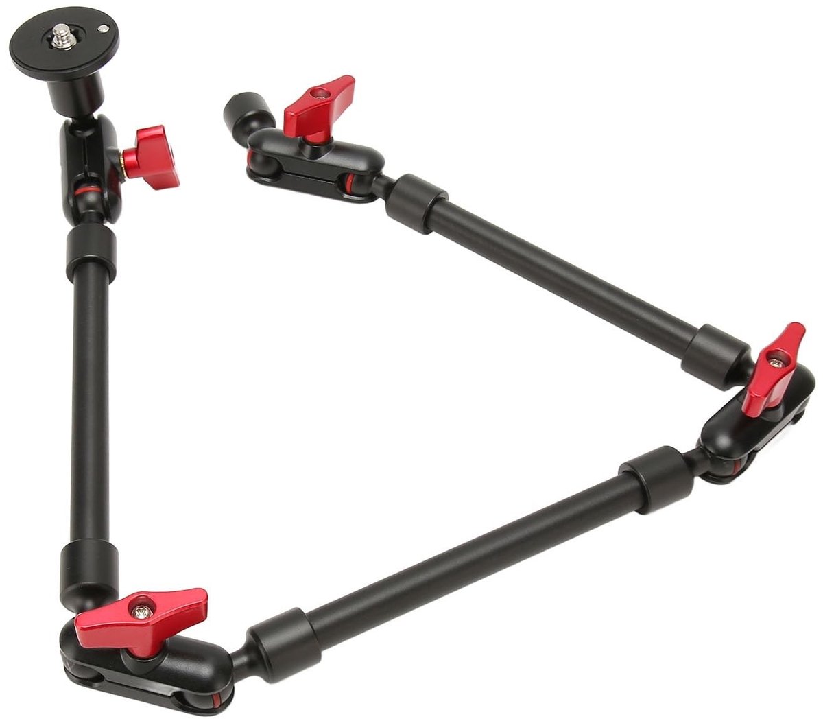 Allecto - Verstelbare Scharnierarm - 360 Graden Rotatie - Camerabevestiging - Geschikt voor Cameratelefoon - Ideaal voor Tablet en Camera