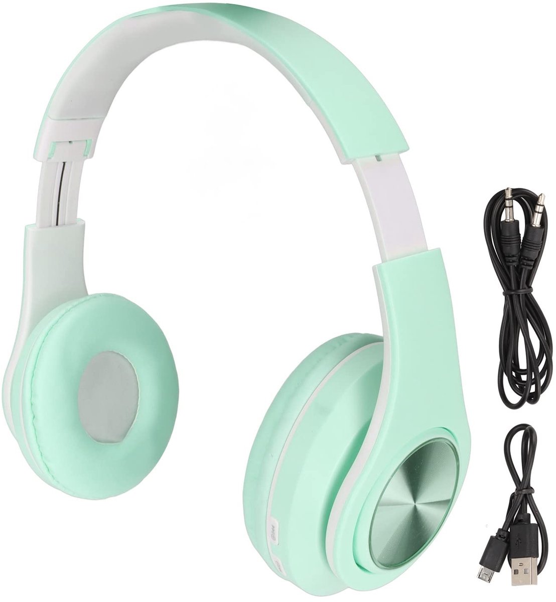 aladdien - Draadloze Bluetooth-koptelefoon - Ruisonderdrukking - Opvouwbaar - Groente - Over-ear - Geschikt voor telefoons en laptops