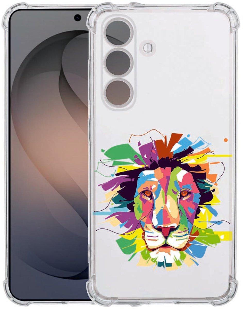 TPU Siliconen Hoesje Samsung Galaxy S26 Lion Color Shockproof