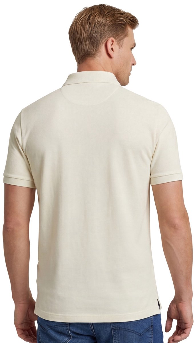 Gant poloshirt korte mouw creme